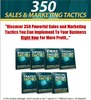 Thumbnail 350 Sales and Marketing Tactics PLR E-book + Website + Bonus Thumbnail 350 Sales and Marketing Tactics PLR E-book + Website + Bonus