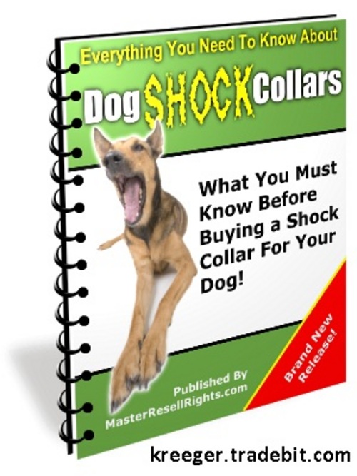 Product picture PLR Dog Shock Collars Ebook + Bonus(Reseller Minisite)