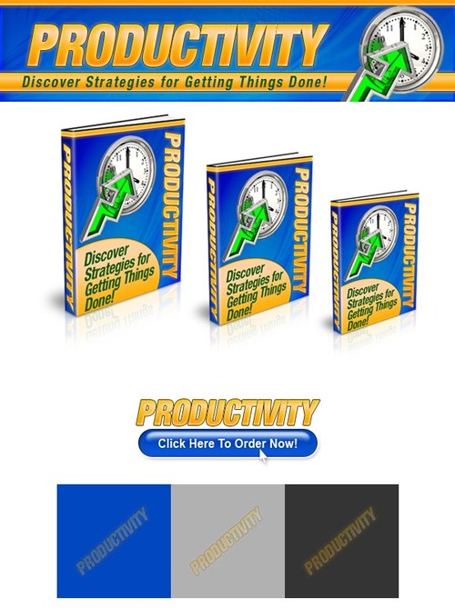 Product picture Improve Productivity PLR E-Book & Website + Bonus
