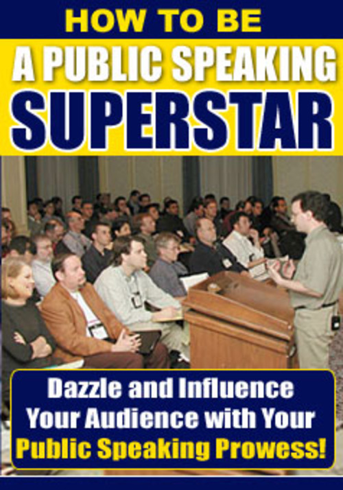 Product picture Public Speaking Superstar PLR E-Book + Website + Bonus