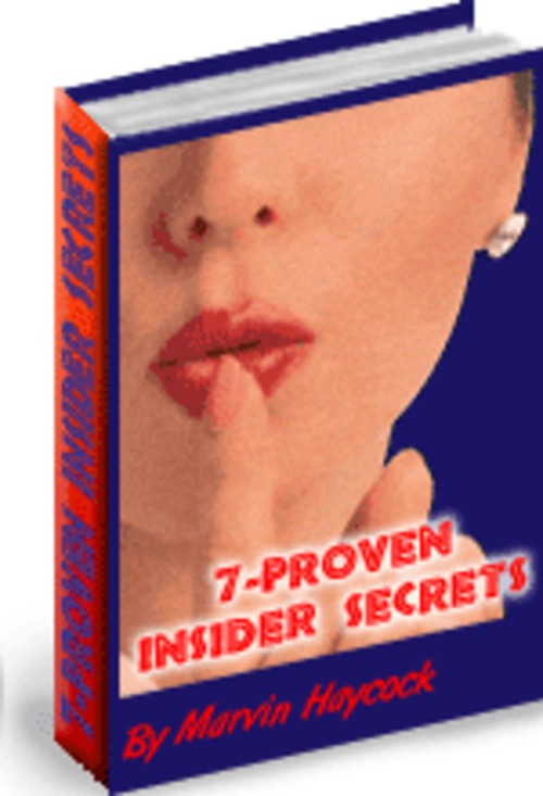 Product picture 7 Proven Insider Secrets PLR E-Book + Website + Bonus