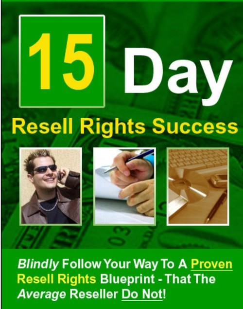 Product picture 15 Day Resell Rights Profit PLR E-Book + Website + Bonus