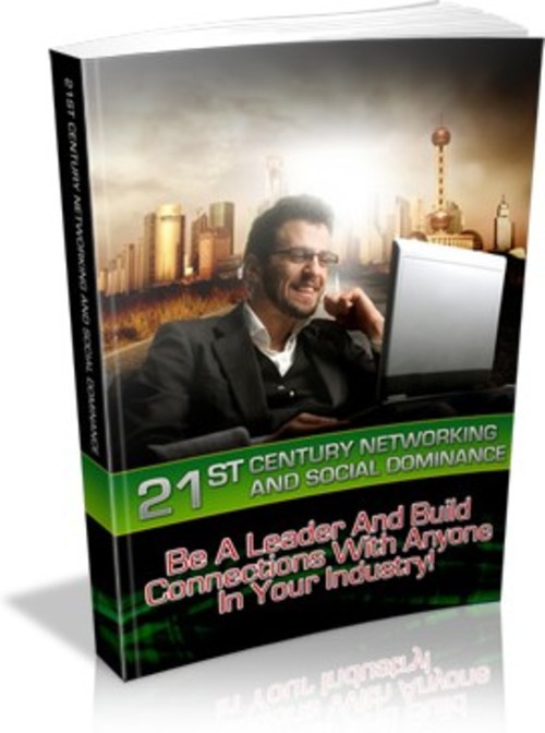 Product picture 21st Century Networking PLR E-book + Website + Bonus