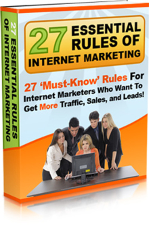 Product picture 27 Rules Of Internet Marketing PLR Ebook + Website Bonus