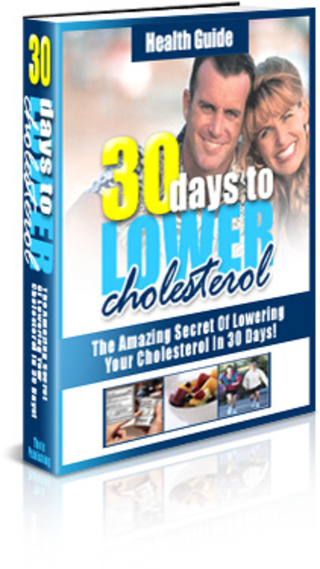 Product picture 30 Day Lower Cholesterol PLR ebook + Website + Bonus