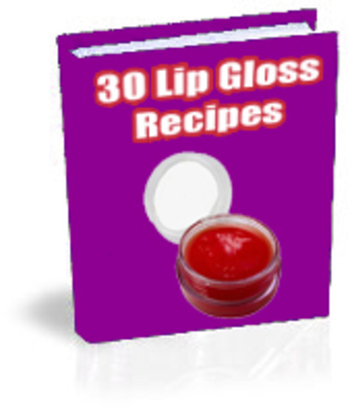 Product picture 30 Lip Gloss Recipes PLR ebook + Website + Bonus