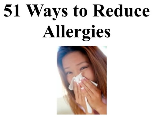Product picture 51 Ways To Reduce Allergies PLR E-book +Website+ Bonus