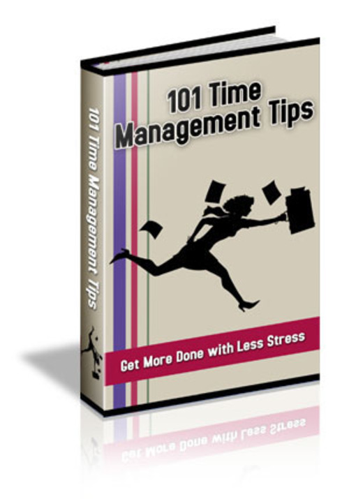 Product picture 101 Time Management Tips PLR E-book + Website + Bonus
