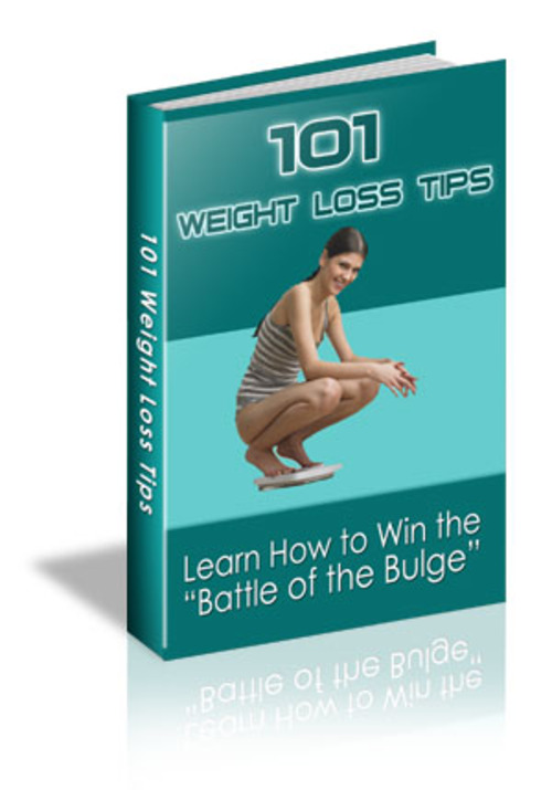 Product picture 101  Weight  Loss Tips PLR E-book + Website + Bonus Software