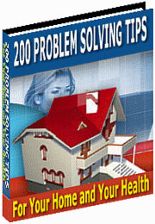 Product picture 200 Problem Solving Tips PLR E-book + Website + Bonus