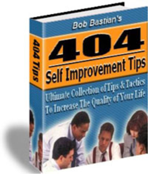 Product picture 404 Self-Improvement Tips PLR E-book + Website + Bonus