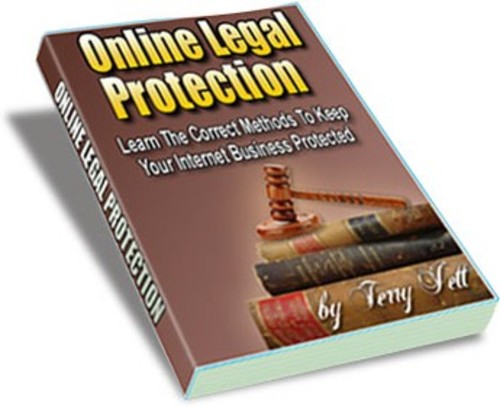 Product picture Online Legal Protection PLR E-book + Website + Bonus