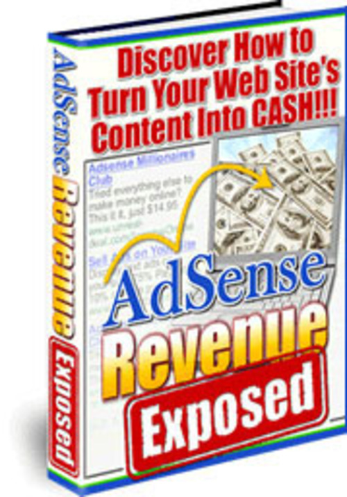 Product picture Adsense Revenue Exposed PLR E-book + Website + Bonus