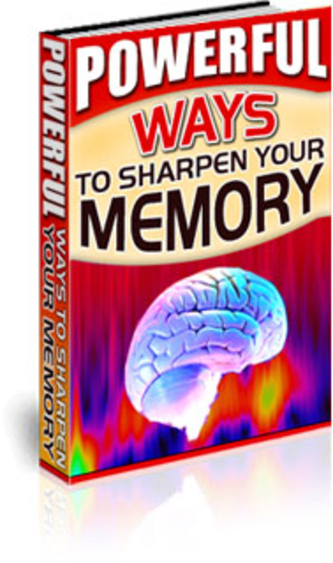 Product picture Sharpen Your Memory MRR E-Book + Website + Bonus