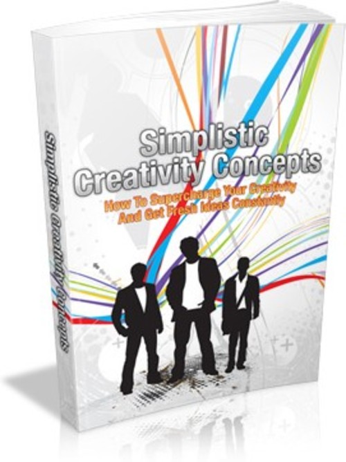 Product picture Simplistic Creativity Concepts MRR E-Book + Website + Bonus