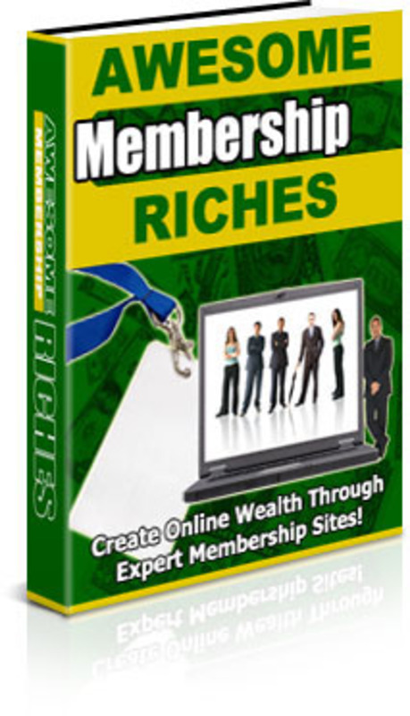 Product picture Awesome Membership Riches MRR E-Book + Website + Bonus