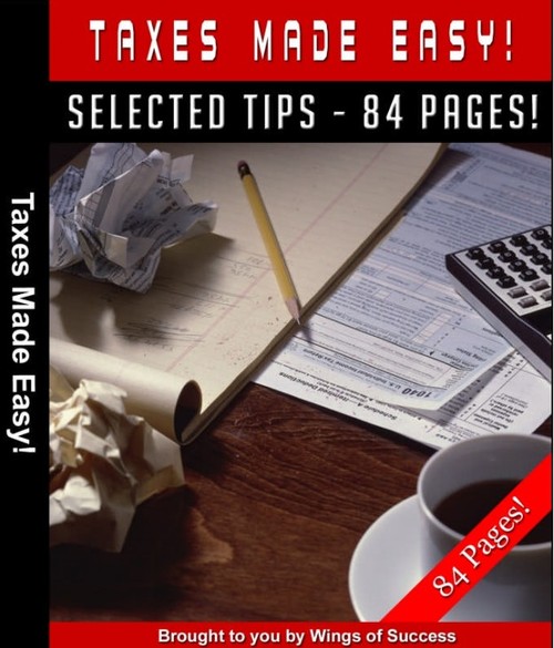 Product picture Taxes Made Easy MRR E-Book + Bonus