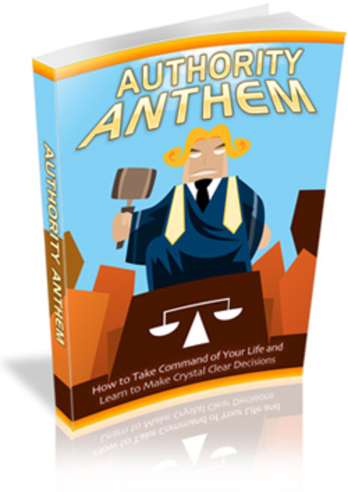 Product picture Authority Anthem MRR E-Book + Website + Bonus