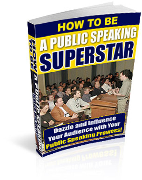 Product picture Successful Public Speaking MRR E-Book + Bonus