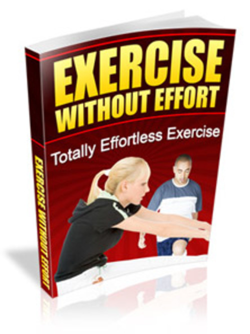 Product picture Exercise Without Effort MRR E-Book + Website + Bonus