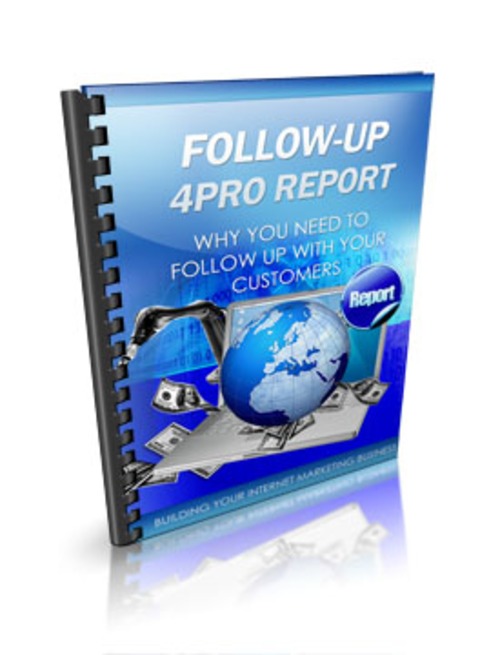 Product picture Follow up 4Pro MRR E-Book + Website + Bonus