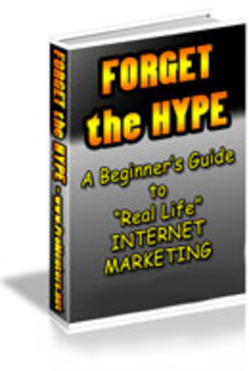 Product picture Forget The Hype MRR E-Book + Website + Bonus