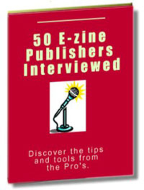 Product picture EZine Publisher Interviews MRR E-Book + Website + Bonus
