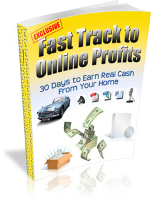 Product picture Fast Track Online Profits MRR E-Book + Website + Bonus
