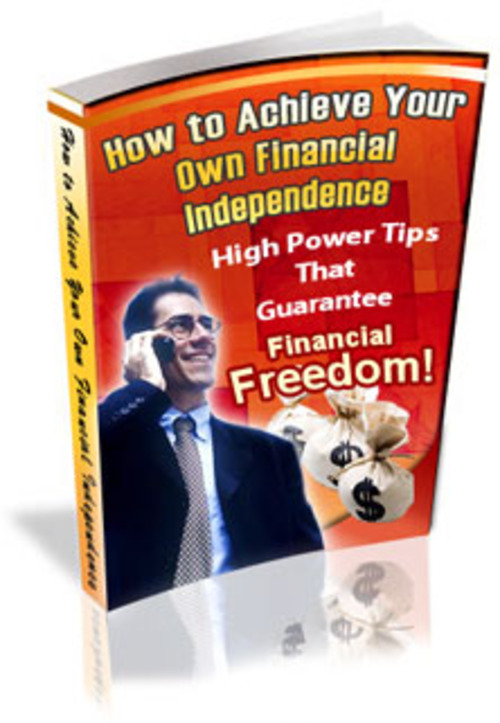 Product picture Financial Independence MRR E-Book + Website + Bonus