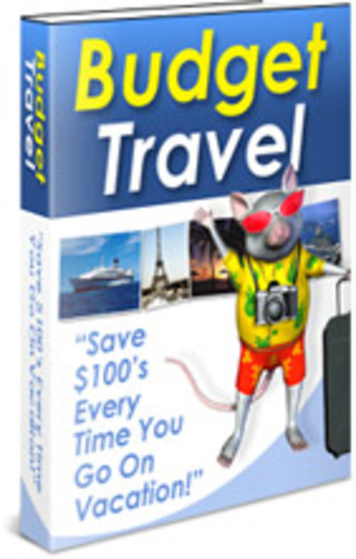 Product picture Budget Travel PLR E-Book + Website + Bonus